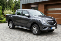 Mazda BT-50 2012– Sidosteg Maydos v2 (2 st, aluminium ↗ rostfritt stål) foto 1