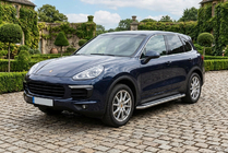 Porsche Cayenne 2010–2017 Sidosteg Maydos v2 (2 st, aluminium ↗ rostfritt stål) foto 1