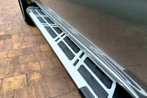 Mitsubishi Pajero Sport 2008–2015 Sidosteg Sunrise (2 st, aluminium) foto 4