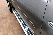 Mitsubishi Pajero Sport 2008–2015 Sidosteg Sunrise (2 st, aluminium) foto 6