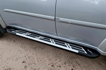 Mitsubishi Pajero Sport 2008–2015 Sidosteg Sunrise (2 st, aluminium) foto 8