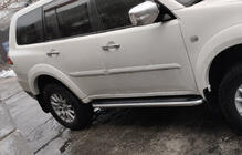 Mitsubishi Pajero Sport 2008–2015 Sidosteg Maydos V2 (2 st, aluminium/rostfritt stål) foto 3