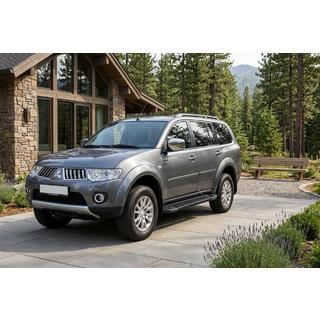 Sidosteg RedLine Black (2 st, aluminium) Mitsubishi Pajero Sport 2008–2015 foto 1