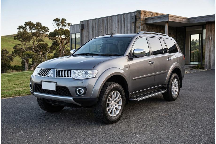 Mitsubishi Pajero Sport 2008–2015 Sidosteg RedLine V1 (2 st, aluminium) Image