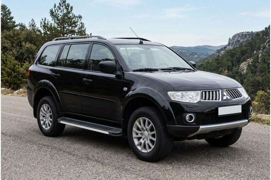 Mitsubishi Pajero Sport 2008–2015 Sidosteg Maya V1 (2 st, aluminium) Image