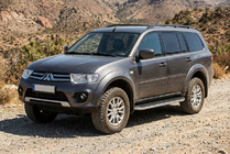 Mitsubishi Pajero Sport 2008–2015 Sidosteg Tayga (2 st, aluminium) foto 1