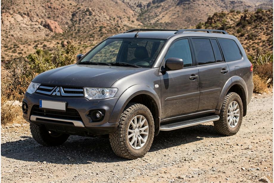 Mitsubishi Pajero Sport 2008–2015 Sidosteg Tayga (2 st, aluminium) Image