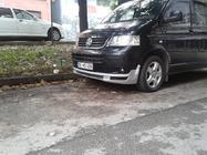 Volkswagen T5 Transporter 2003–2010 Främre nedre ABT frontläpp med canards (för lackering) foto 6