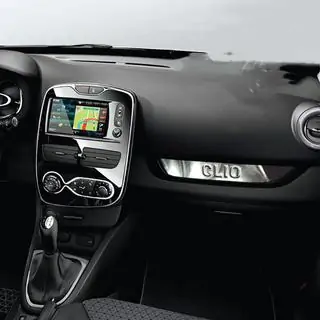 Rostfritt dekorpanel för främre konsol Renault Clio IV 2012–2019 foto 1