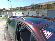 Renault Scenic/Grand 2003–2009 Takrails, svarta (2 st) Lång version (Grande) foto 1
