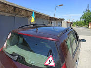 Renault Scenic/Grand 2003–2009 Takrails, svarta (2 st) Lång version (Grande) foto 9