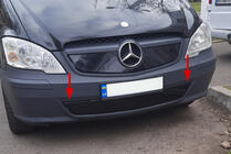 Mercedes Vito W639 2004–2014 Vintertäcke för stötfångare (2010-2015) Blank foto 1