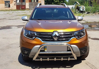 Renault Duster 2018–2024 Frontbåge utan text WT003 (rostfritt stål) foto 5