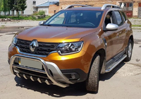Renault Duster 2018–2024 Frontbåge utan text WT003 (rostfritt stål) foto 4