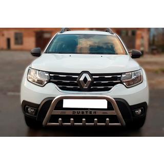 Frontbåge (bullbar) med texten WT004 (rostfritt stål)