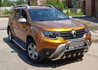 Dacia Duster 2018–2024 Frontbåge utan text WT003 (rostfritt stål) foto 5