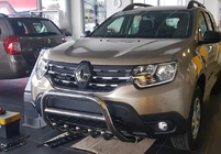 Dacia Duster 2018–2024 Frontbåge utan text WT003 (rostfritt stål) foto 12