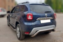 Renault Duster 2018–2024 Bakre skyddsbåge AK007 (rostfritt stål) foto 3