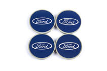 Ford Navkåpor till fälg 54,5/50 mm blå (4 st) foto 2