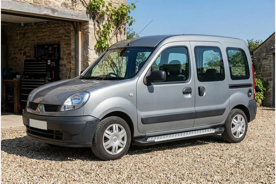 Renault Kangoo 1998–2008 Sidosteg Allmond Grey (2 st, aluminium) Image