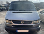Volkswagen T4 Caravelle/Multivan 1990–2003 Strålkastarögonlock (ögonfransar) – sned huv (2 st) Blank svart foto 3