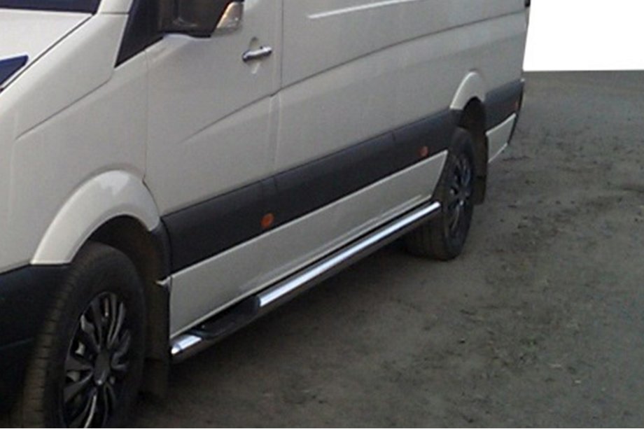 Mercedes Sprinter W907/W910 2018– Sidorör (2 st, rostfritt) Image