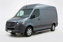 Mercedes Sprinter W907/W910 2018– Sidosteg Maya V1 (2 st, aluminium) foto 1