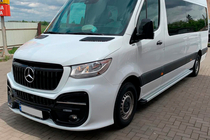 Mercedes Sprinter W907/W910 2018– Sidosteg Maya V2 (2 st, aluminium) foto 2