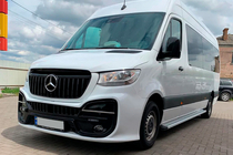 Mercedes Sprinter W907/W910 2018– Sidosteg Maya V2 (2 st, aluminium) foto 4