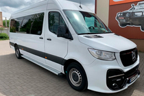 Mercedes Sprinter W907/W910 2018– Sidosteg Maya V2 (2 st, aluminium) foto 3