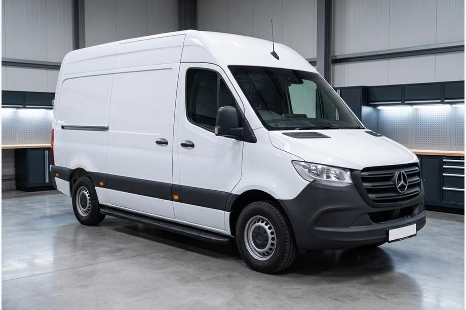 Mercedes Sprinter W907/W910 2018– Sidosteg Bosphorus Black (2 st, aluminium) Image