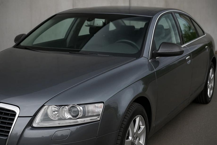 Audi A6 C6 2004–2011 Spegelkåpor 2006-2008 (2 st, kolfiber) Image
