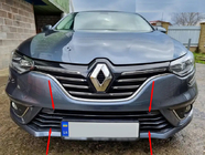 Renault Megane IV 2016–2025 Kromade stötfångarskydd 2016-2021 (7 st, rostfritt) foto 1