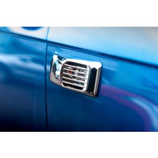 Galler för sidoblinkers – rektangulär (2 st, ABS) Audi A3 2003–2012 foto 1