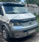 Volkswagen T5 2010–2015 Vindrutespoiler (svart blank, 5 mm) foto 1