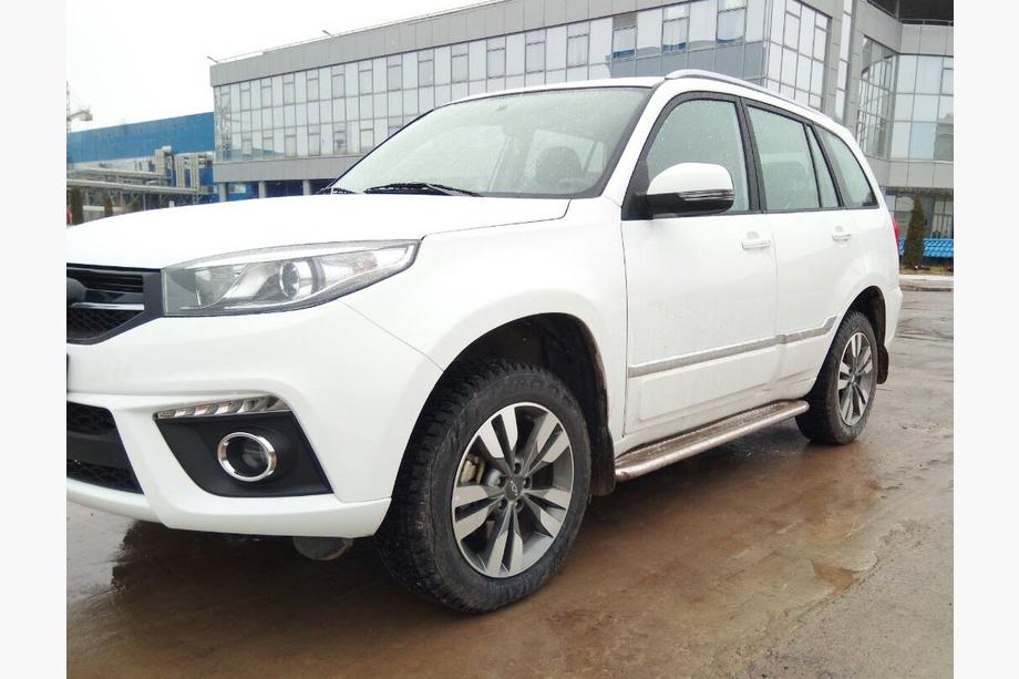 Chery Tiggo 3 2005– Sidosteg Premium (2 st, rostfritt) Image