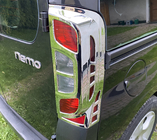 Citroen Nemo 2007–2017 Kromramar för baklyktor, böjda (2 st, plast) foto 12