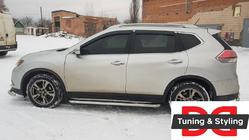 Nissan X-trail T32/Rogue 2014–2021 Sidosteg Premium (2 st, rostfritt) Ø60 mm foto 1