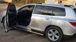 Toyota Highlander 2008–2013 Sidosteg Premium (2 st, rostfritt) foto 3
