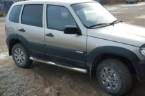 Chevrolet Niva 1998–2020 Sidorör (2 st, rostfritt) foto 2