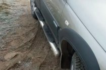 Chevrolet Niva 1998–2020 Sidorör (2 st, rostfritt) foto 8