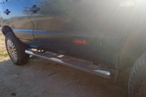 Chevrolet Niva 1998–2020 Sidorör (2 st, rostfritt) foto 7