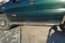 Chevrolet Niva 1998–2020 Sidorör (2 st, rostfritt) foto 6