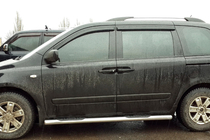 Kia Carnival 2002–2013 Sidorör (2 st, rostfritt stål) foto 1