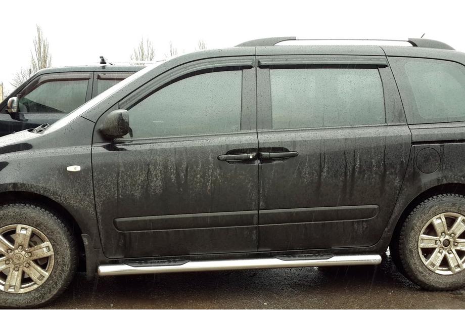 Kia Carnival 2002–2013 Sidorör (2 st, rostfritt stål) Image