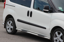Opel Combo 2012–2018 Sidorör (2 st, rostfritt stål) 60 mm, kort hjulbas foto 1