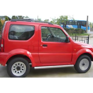 Sidorör (2 st, rostfritt stål) Suzuki Jimny 1998–2018 foto 1