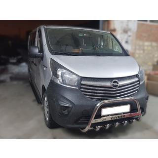 Frontbåge WT003-4 (rostfritt stål) Opel Vivaro 2015–2019 foto 3