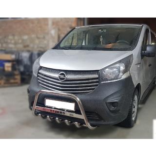 Frontbåge WT003-4 (rostfritt stål) Opel Vivaro 2015–2019 foto 2