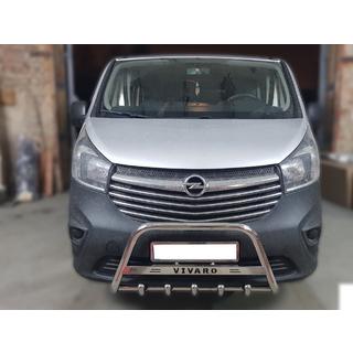 Frontbåge WT003-4 (rostfritt stål) Opel Vivaro 2015–2019 foto 1